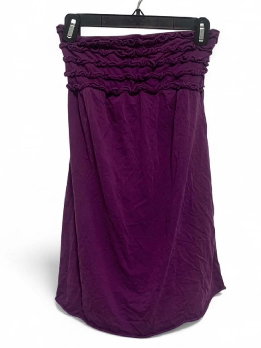 Y2K Xhilaration Purple Smocked Smocked Strapless Mini Dress